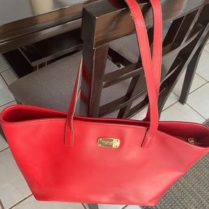 Michael Kors Red Tote Bag